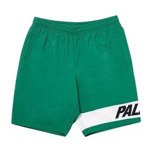 PALACE SIDE SHORTS GREEN/WHITE